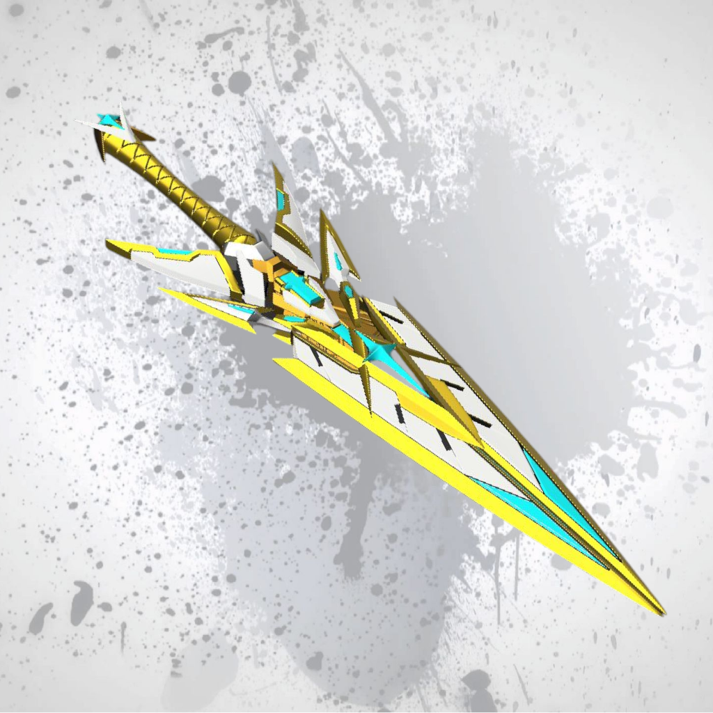 Xenoblade Mythra Aegis 3D Printable Cosplay Sword Files (STL Digital Download)