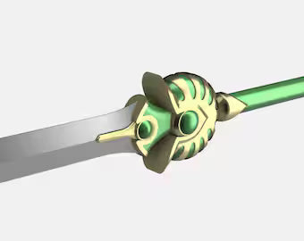 3D printed Fuu Honouji inspired sword for cosplay