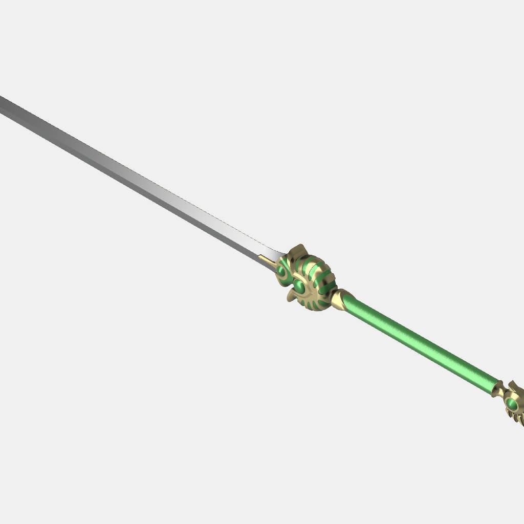 3D printed Fuu Honouji inspired sword for cosplay