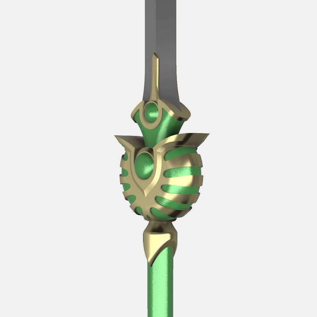3D printed Fuu Honouji inspired sword for cosplay