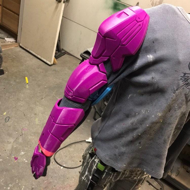 Cybernetic arm armor 3D printed cosplay kit